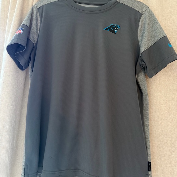 NFL Tops - NFL Carolina Panthers Nike Dri-FIT Gray Shirt